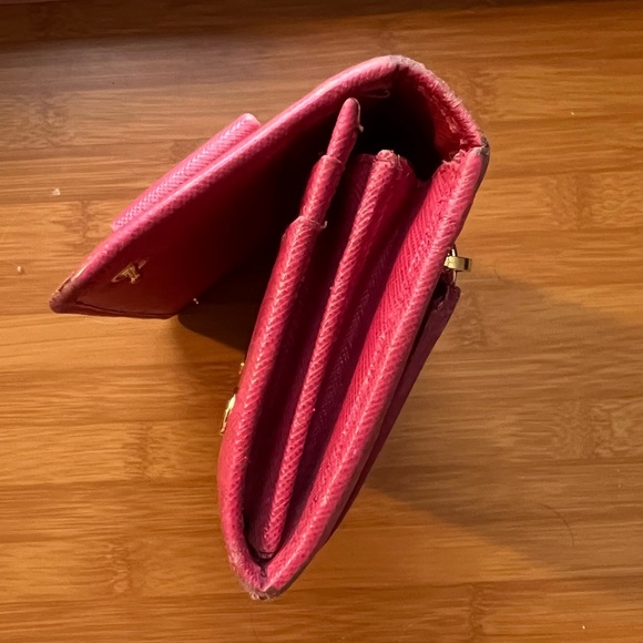 Prada Milano Pink Long Snap Wallet - Picture 11 of 14